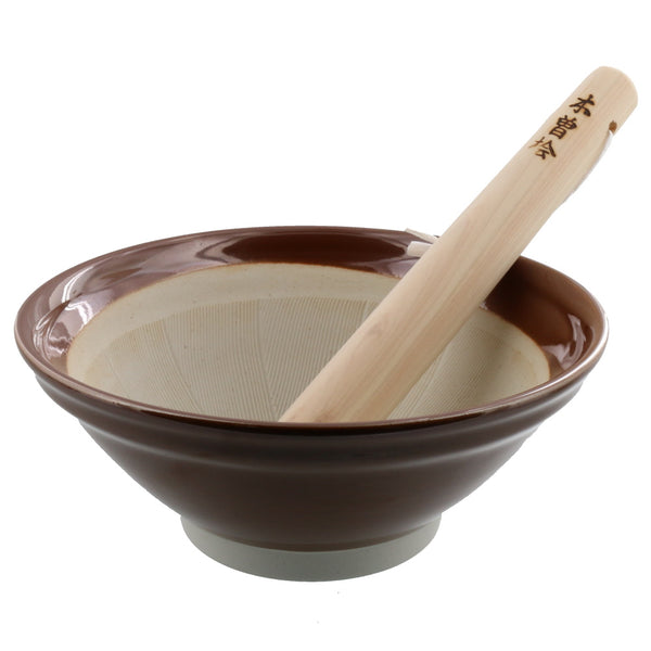 JAPANESE MORTAR/SURIBACHI and pestle set – HITACHIYA USA