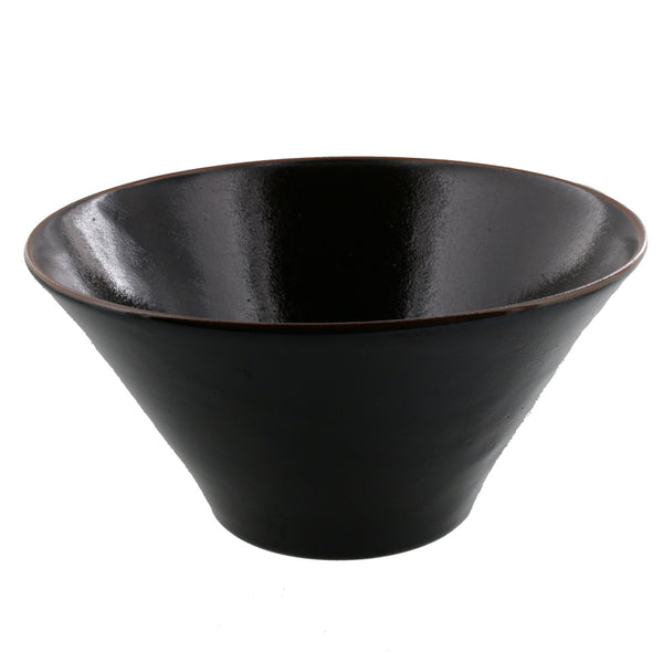 27 oz Stylish Pasta Bowl Set of 2 Yuzu Tenmoku Black – Zen Table Japan