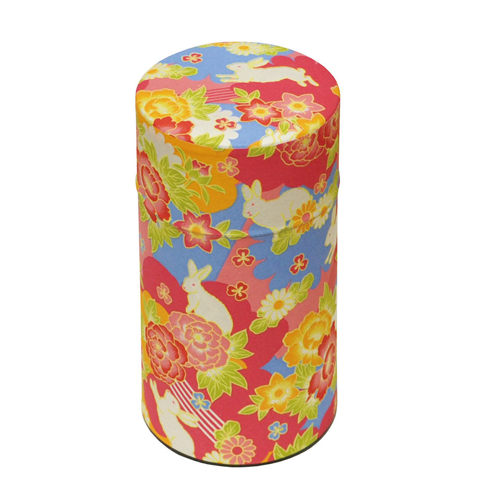 Mino Washi Tea Coffee Candy Storage Tin Container