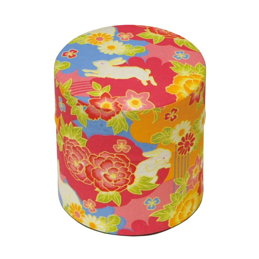 Mino Washi Tea Coffee Candy Storage Tin Container