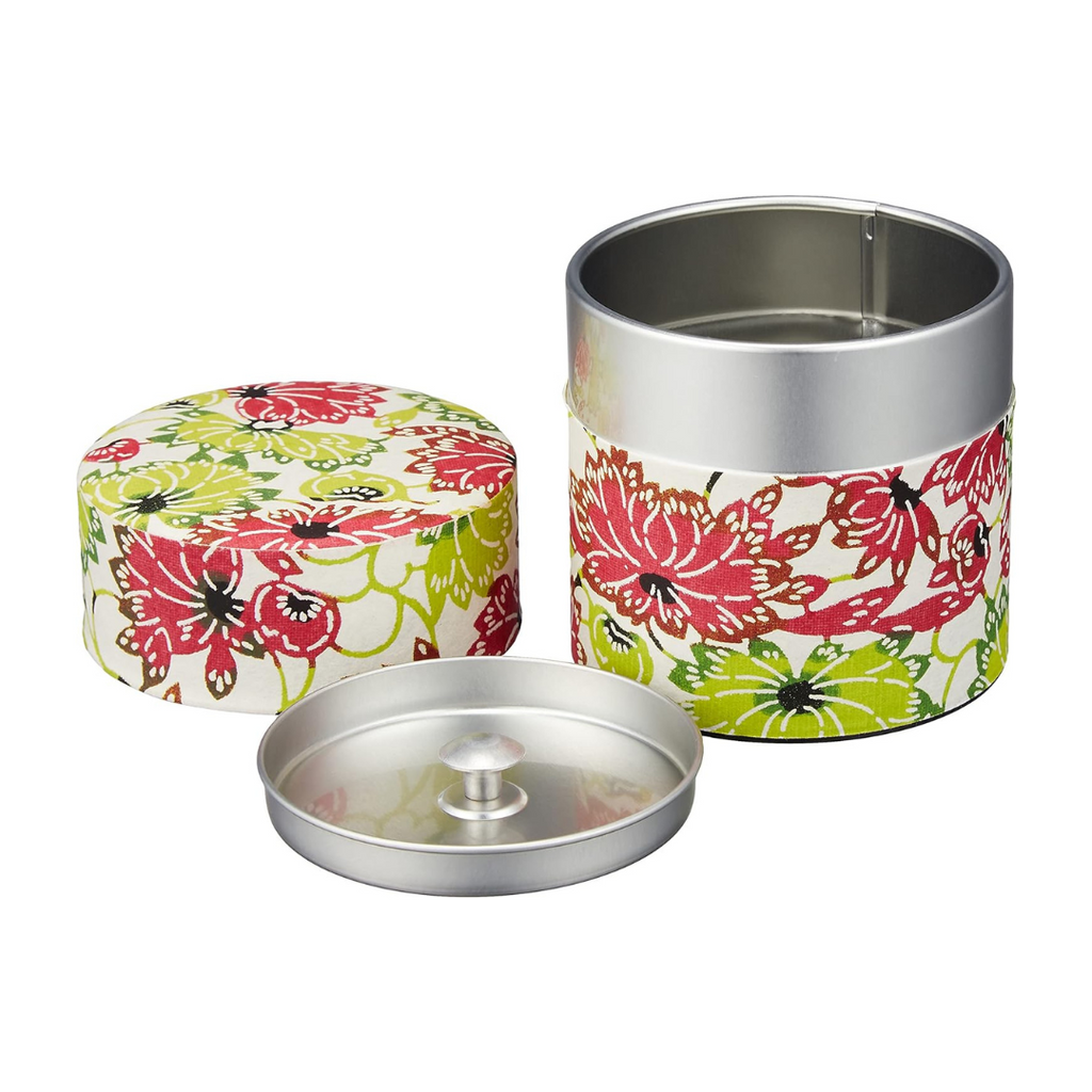 Mino Washi Tea Coffee Candy Storage Tin Container