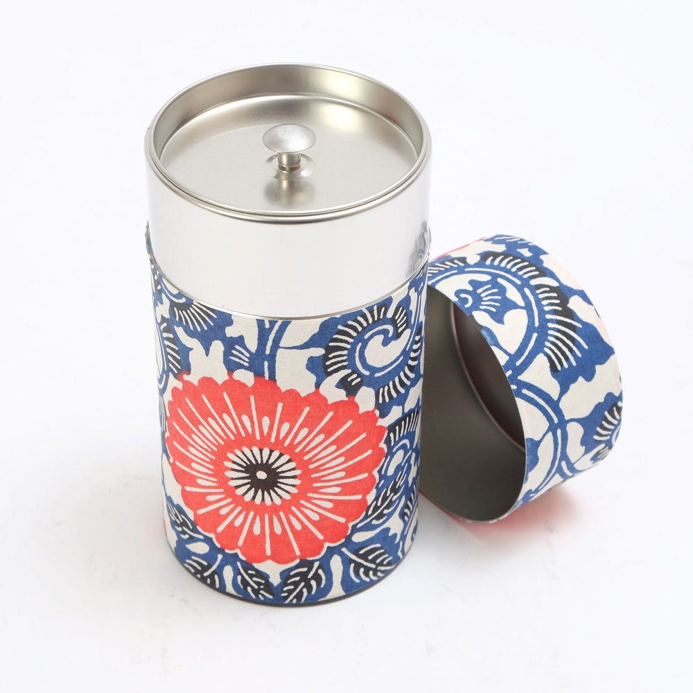 Mino Washi Tea Coffee Candy Storage Tin Container