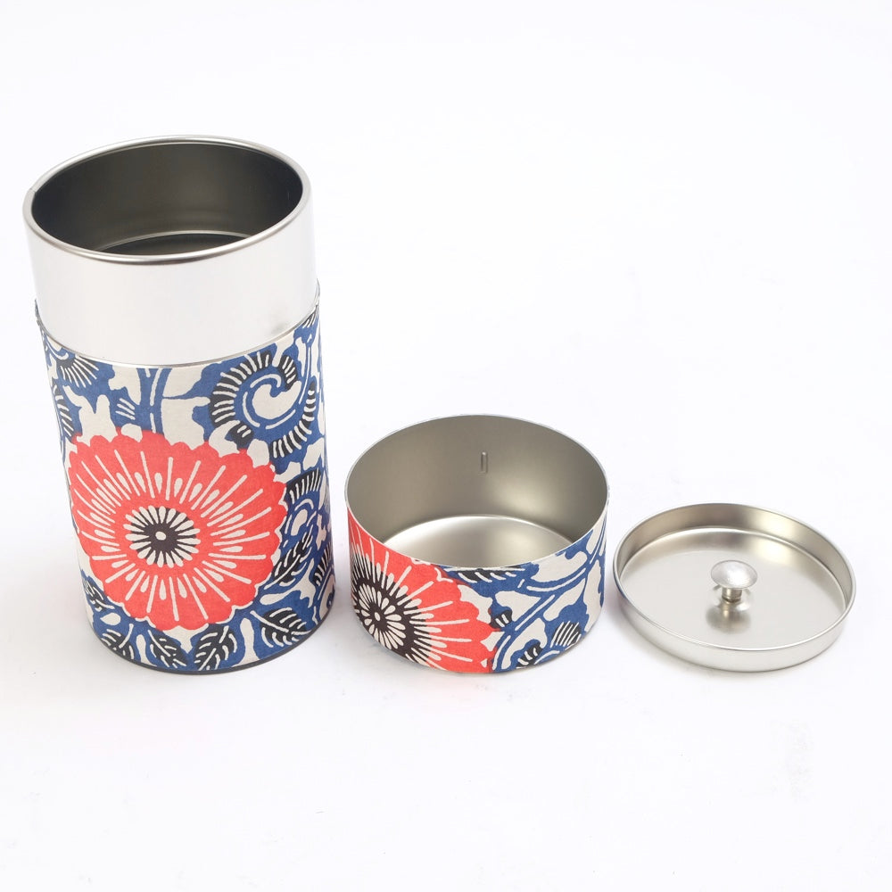 Mino Washi Tea Coffee Candy Storage Tin Container