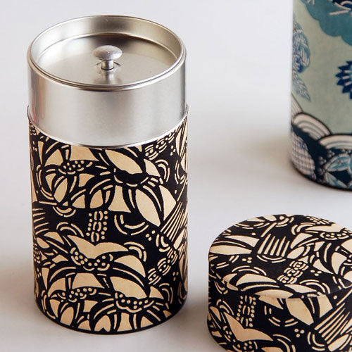 Mino Washi Tea Coffee Candy Storage Tin Container