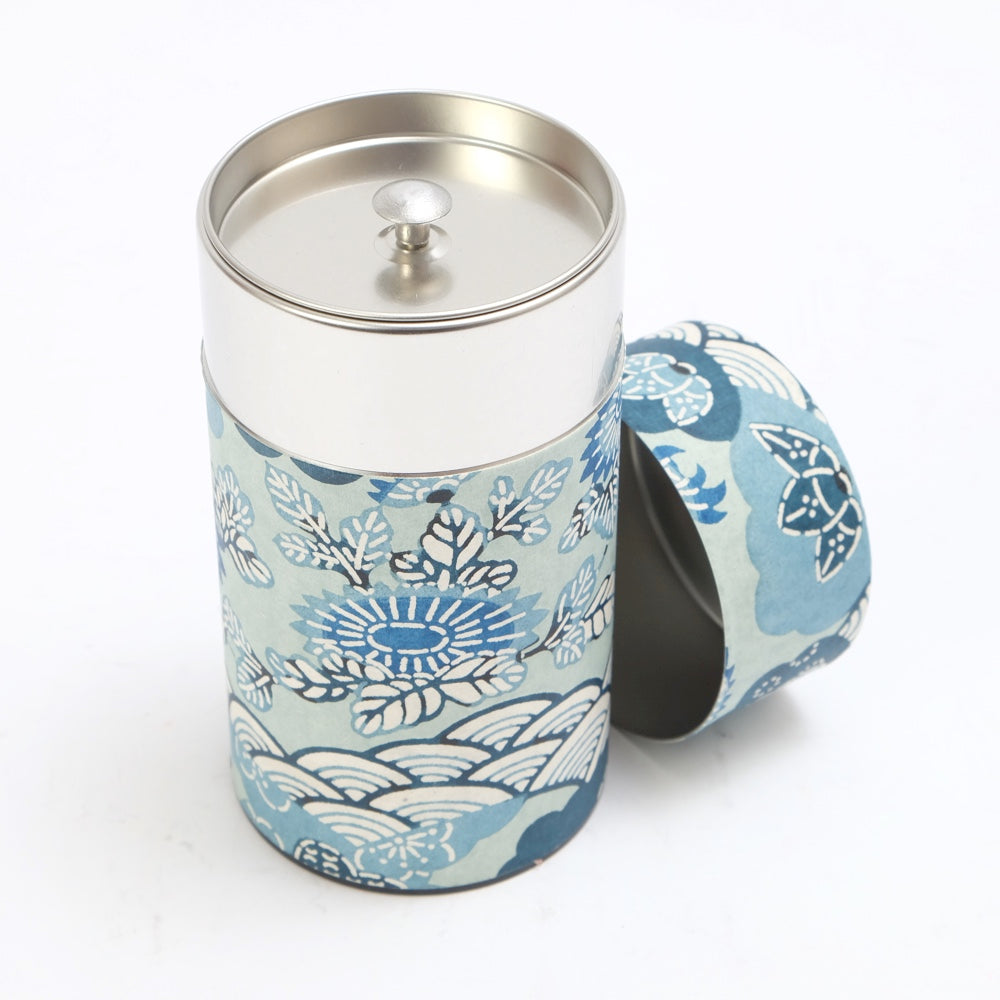 Mino Washi Tea Coffee Candy Storage Tin Container