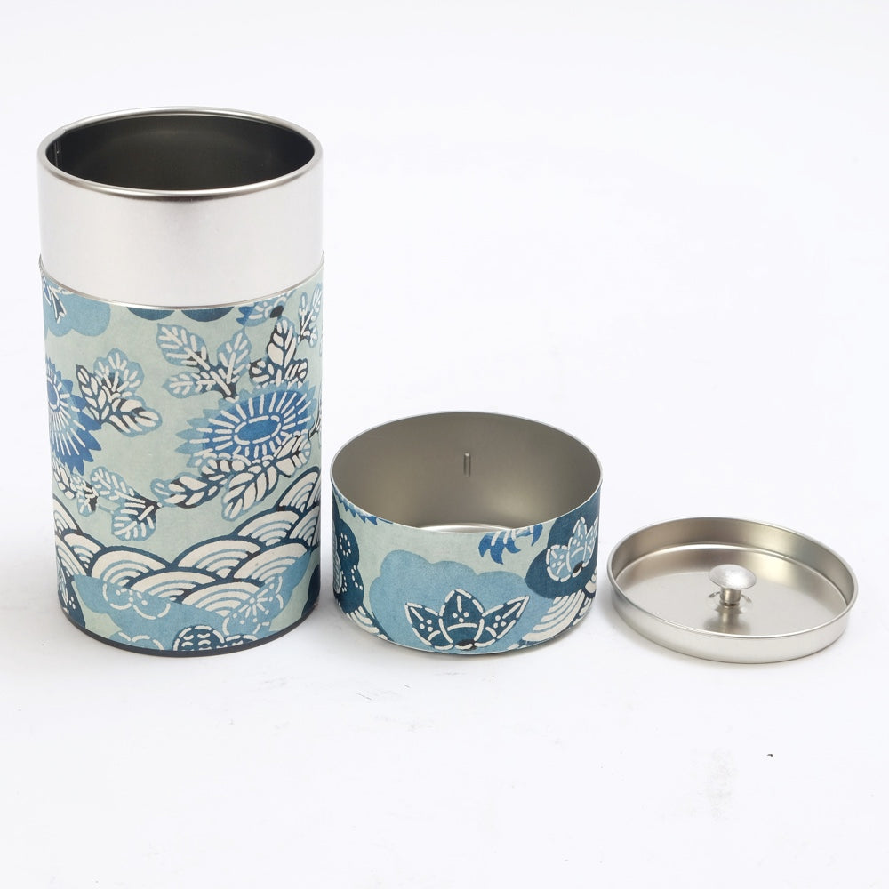 Mino Washi Tea Coffee Candy Storage Tin Container