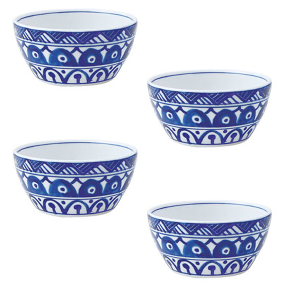 Maiolica Blue and White Multi-Purpose Bowls Set of 4