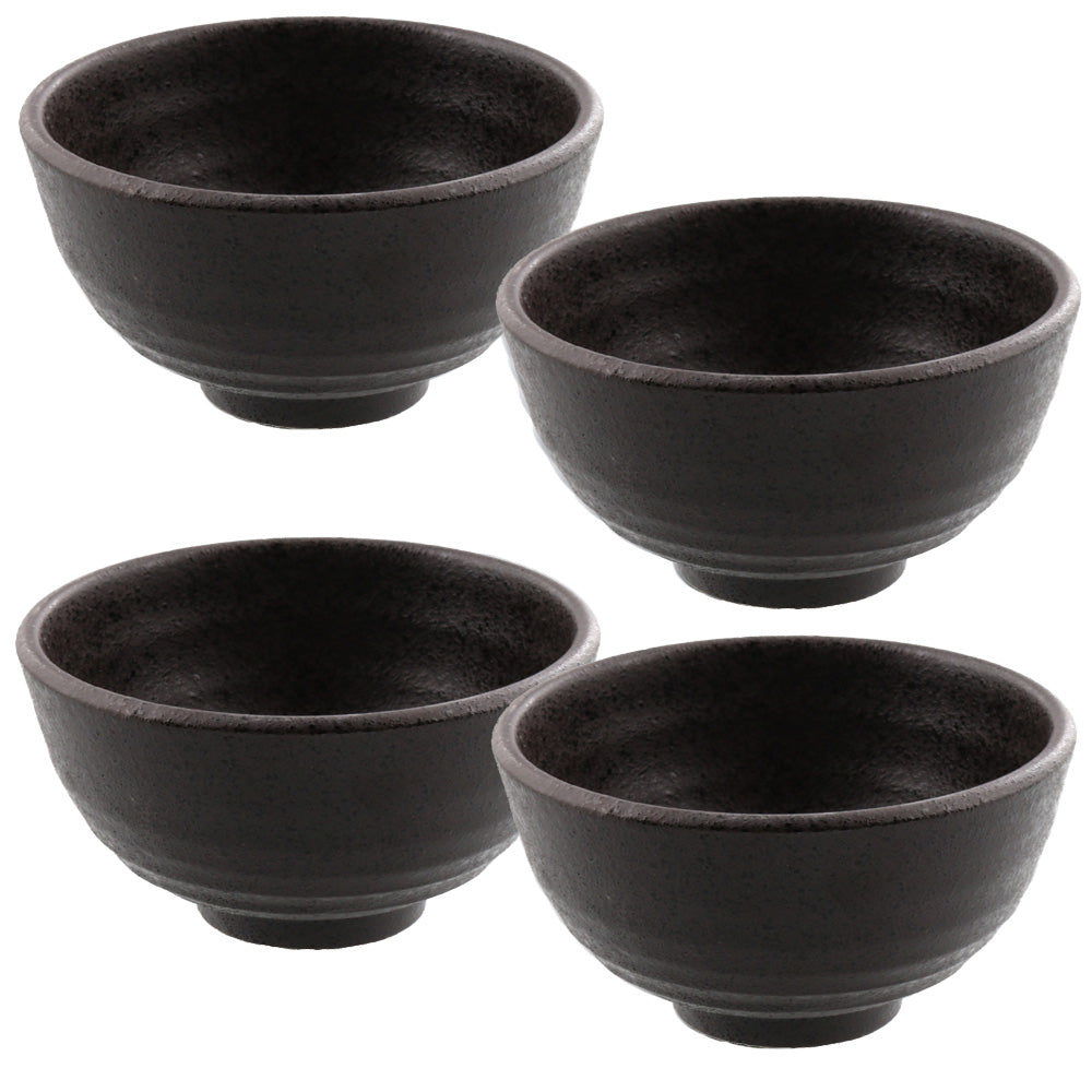 Trilogy Black Rice Bowl Set Of 4 - World Market
