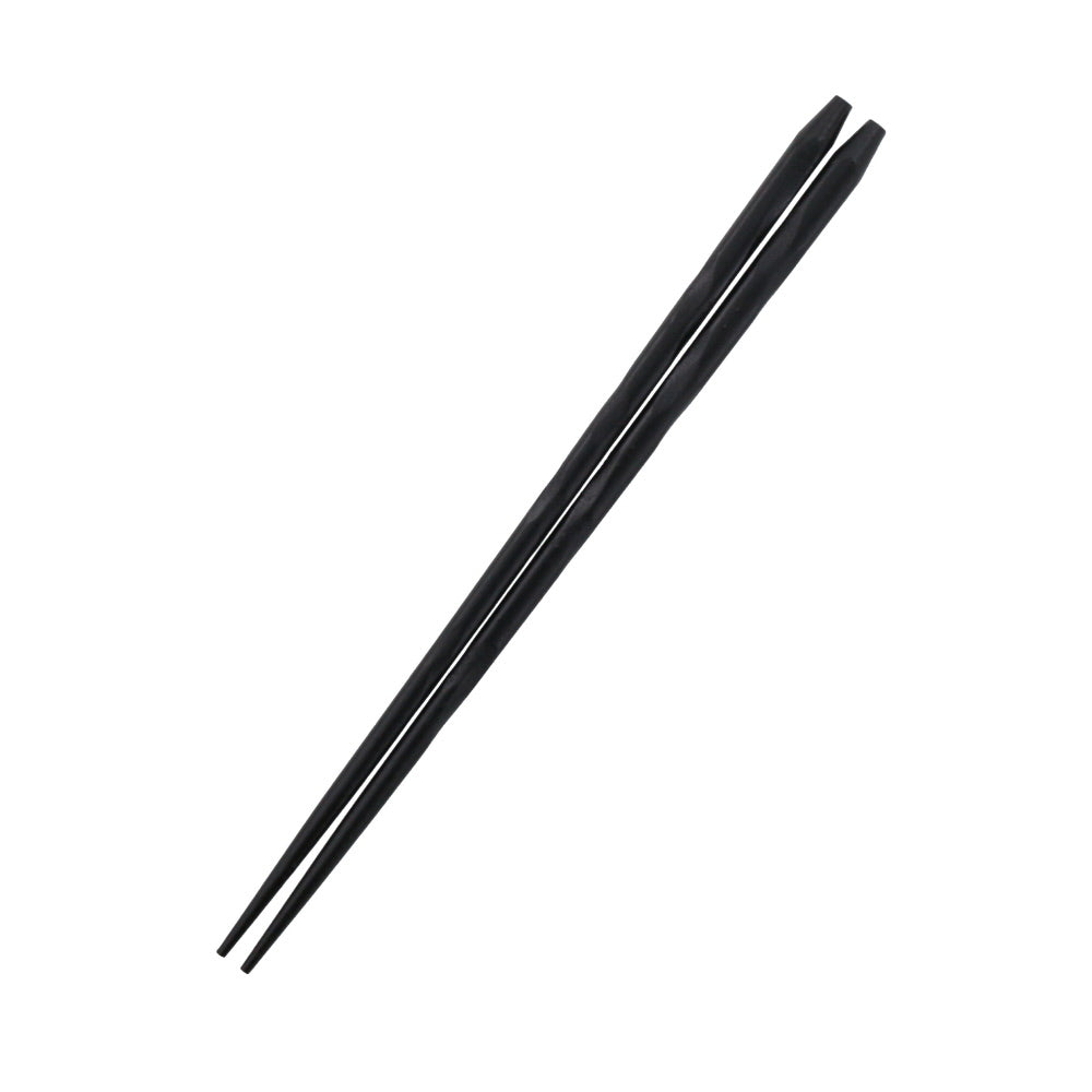 Natural Wood Chopsticks Set of 5 - Black